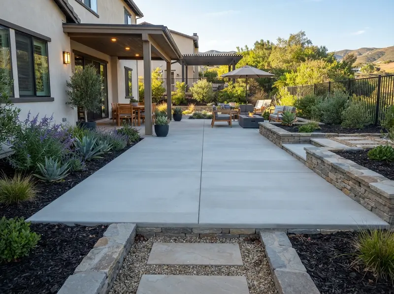 Good Hope, CA concrete patio in Homeland
